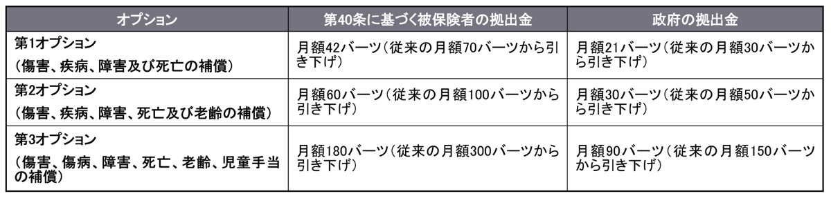 図表　社会保障基金拠出金の減額措置