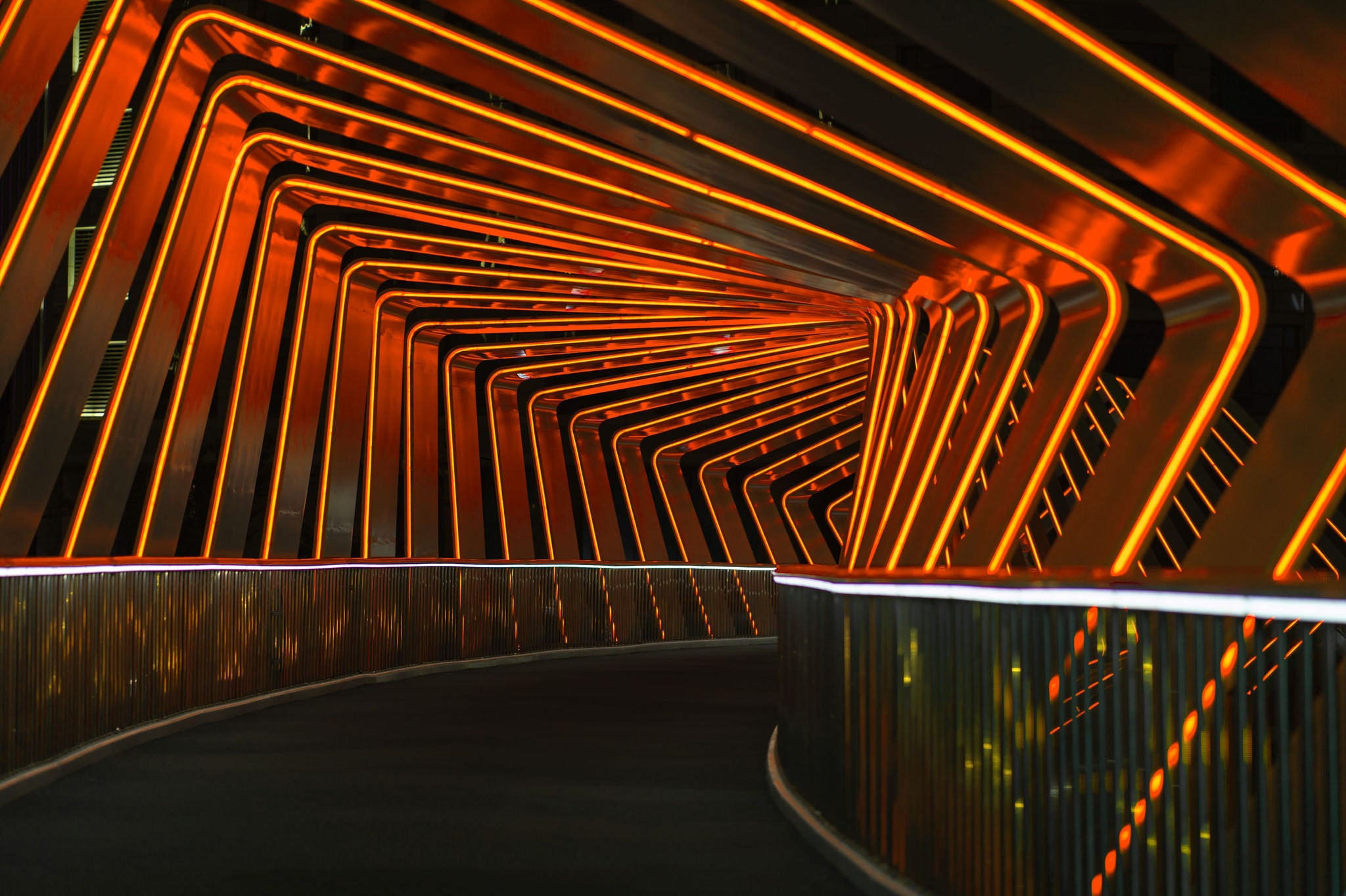 Pedestrian Bridge, Chuanggu Road, Tong'an District, Xiamen City, Fujian Province, China