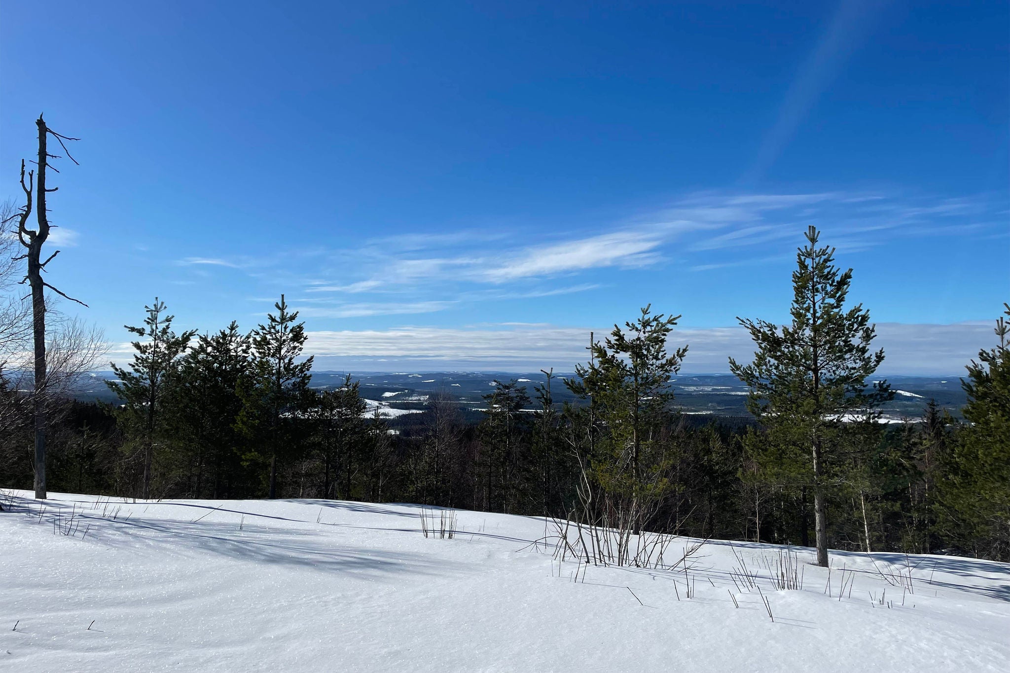 Hill view on top of the mountain