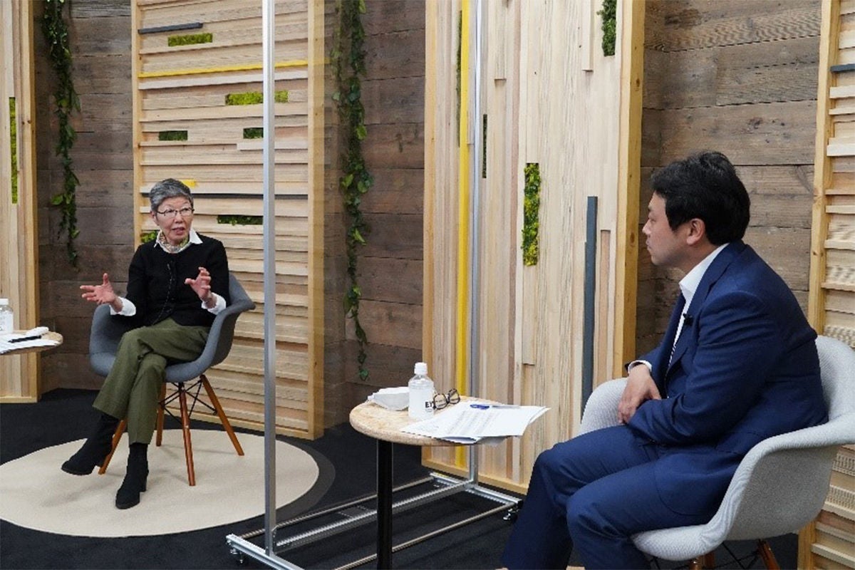 画像　 原山 優子 氏と 鵜澤 慎一郎