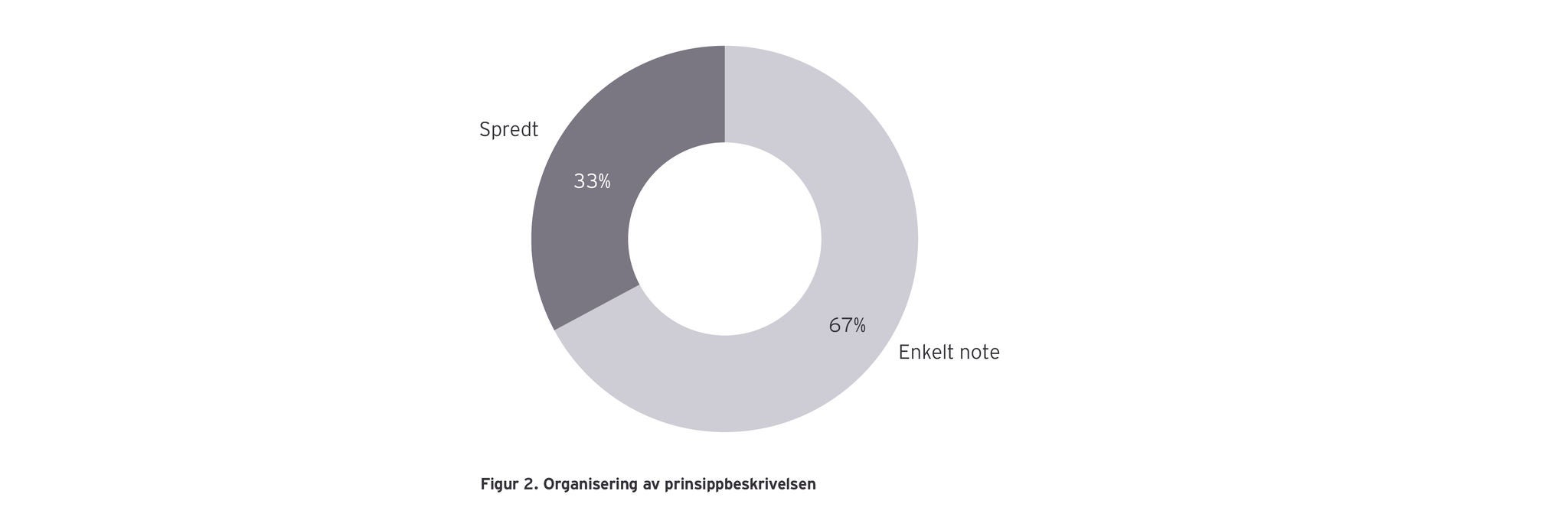 Figur 2: Organisering av prinsippbeskrivelsen