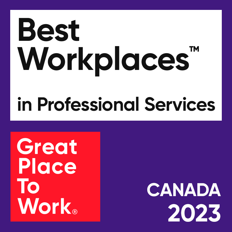 EY – Meilleurs lieux de travail dans la catégorie services professionnels au Canada en 2023