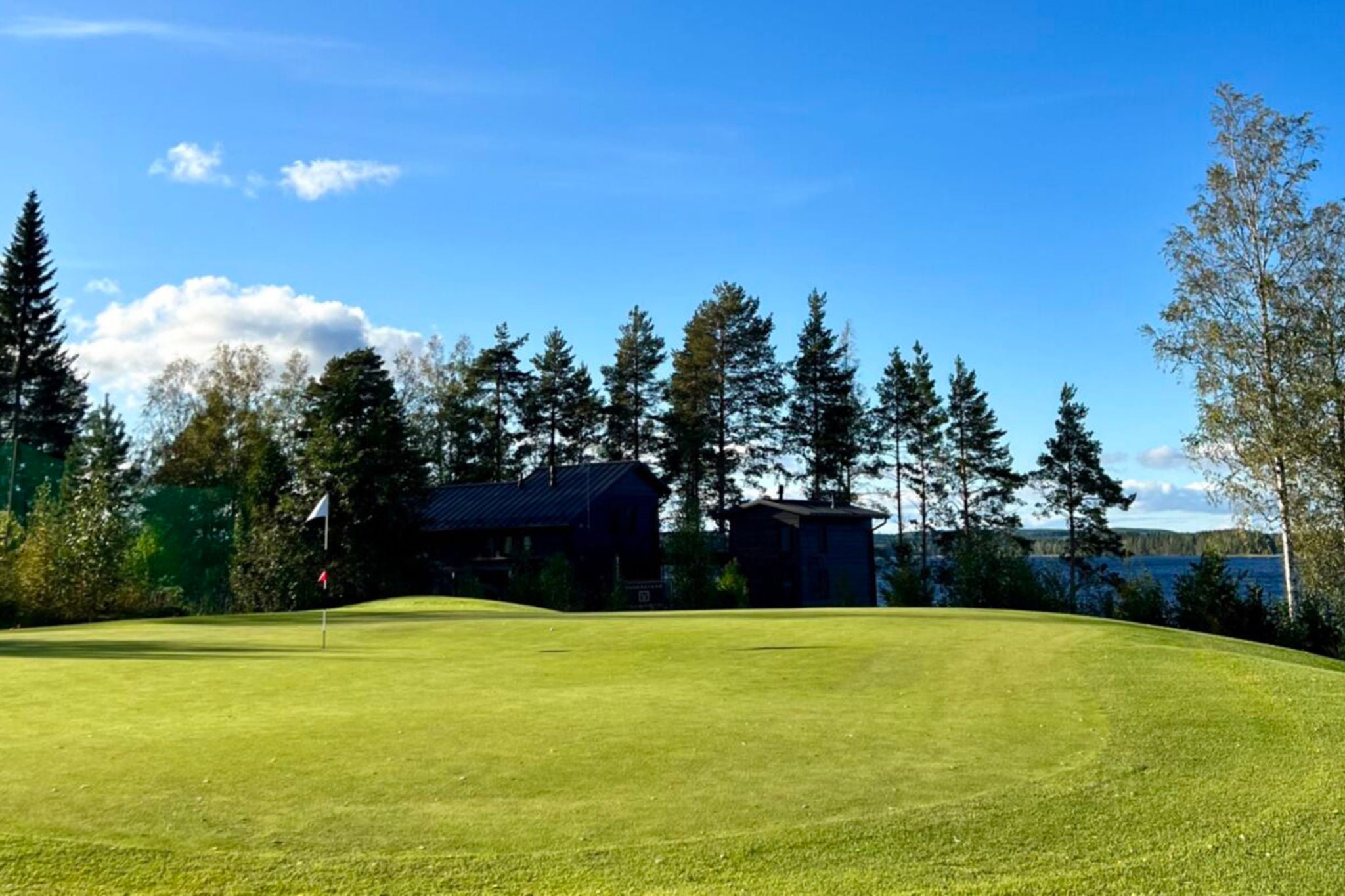 Golf course in sunshine