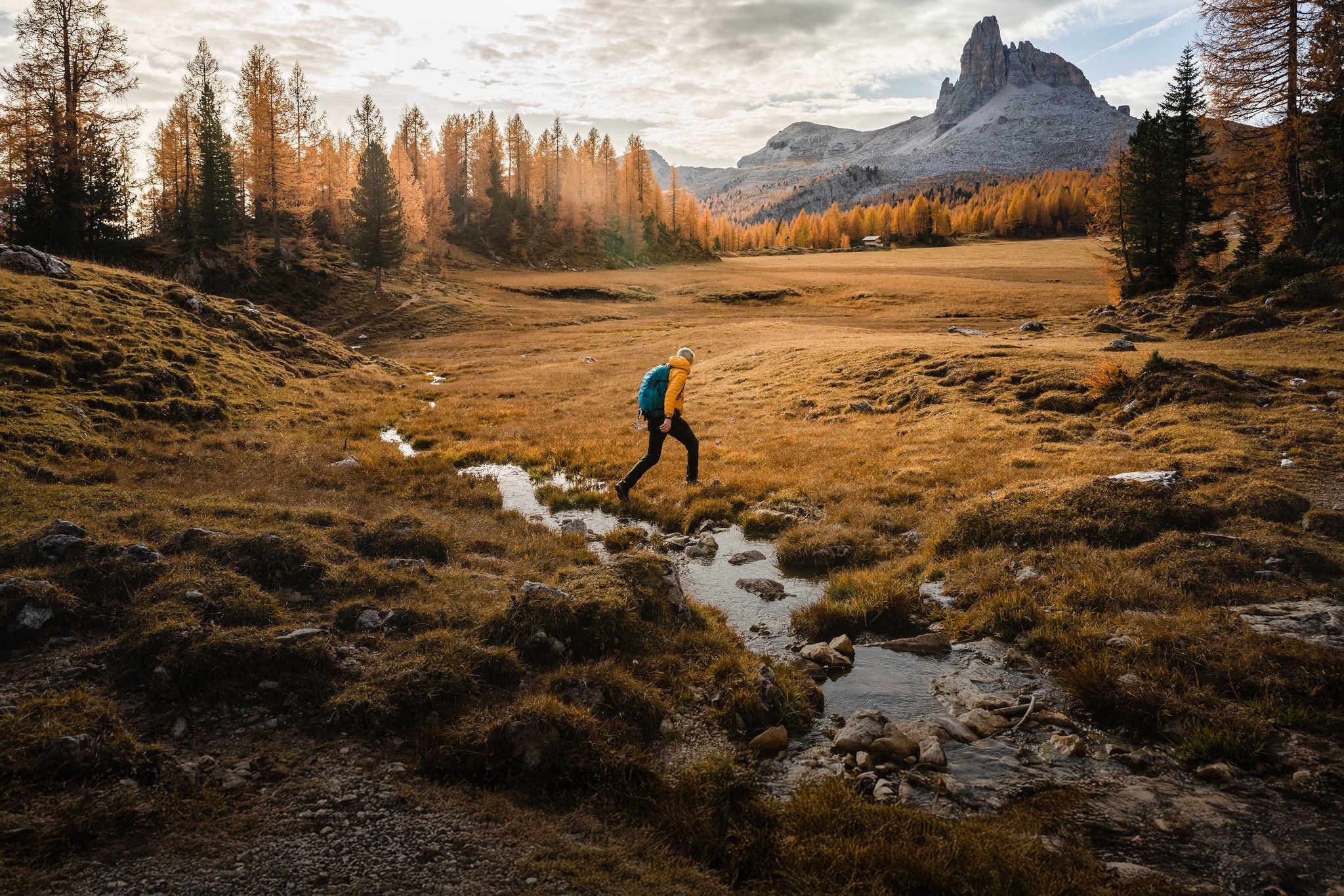 Mountain hiking