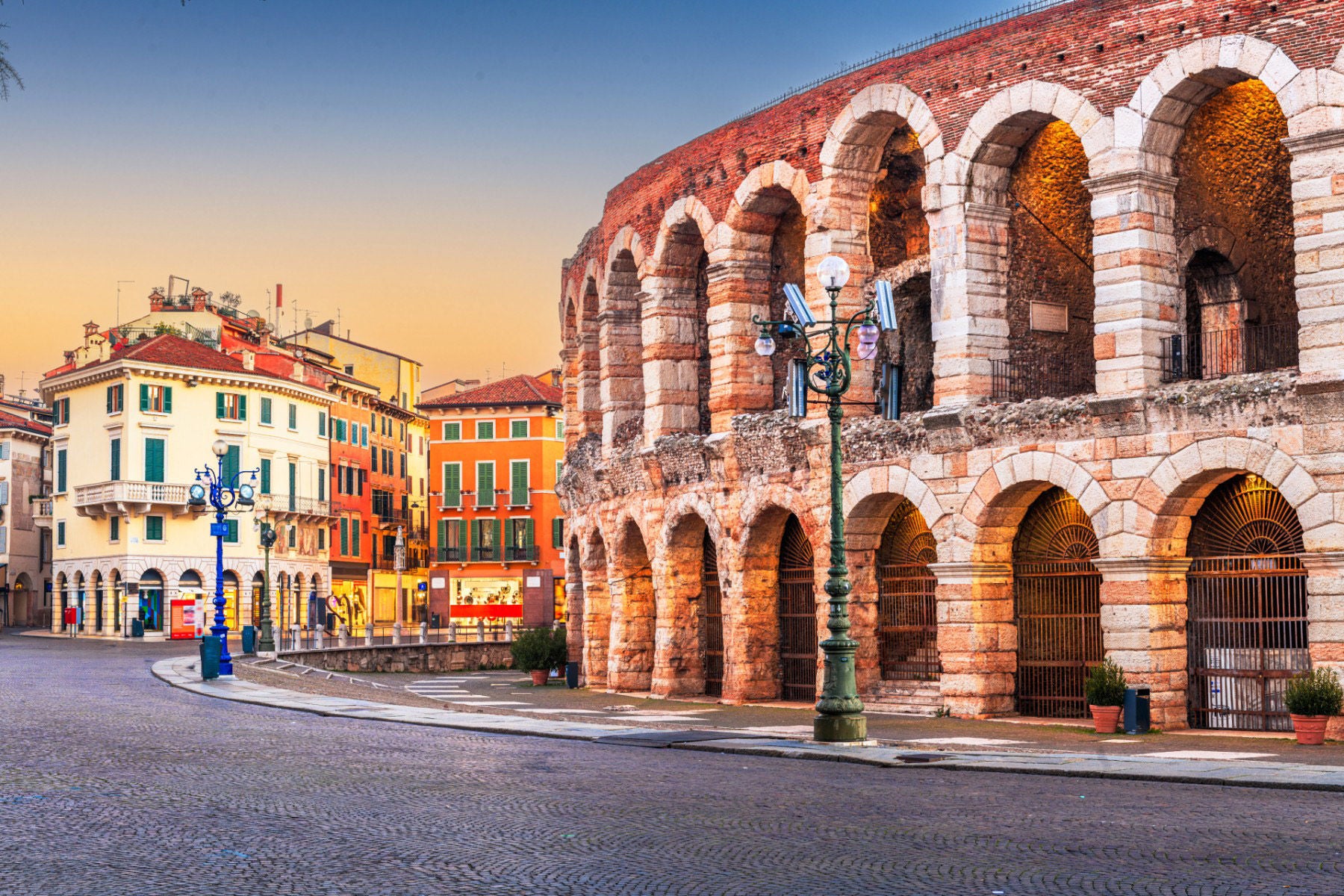 Verona, Italy with the Arena