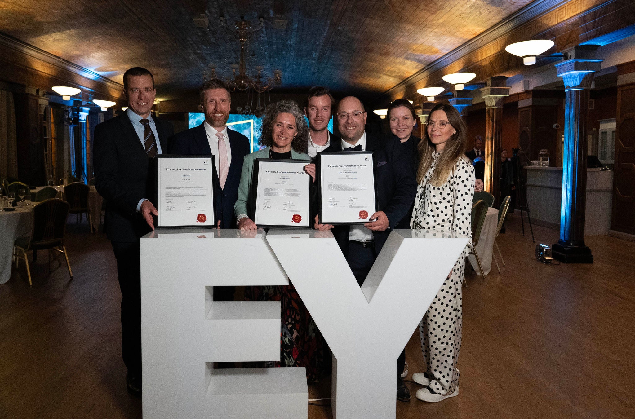 The winners of EY Risk Transformation Awards 2024