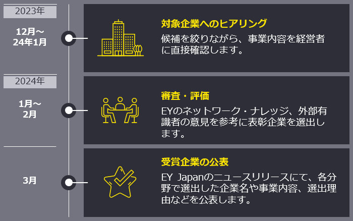 EY Innovative Startup　プロセス