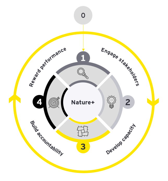   図1：EYのネイチャーポジティブアプローチ