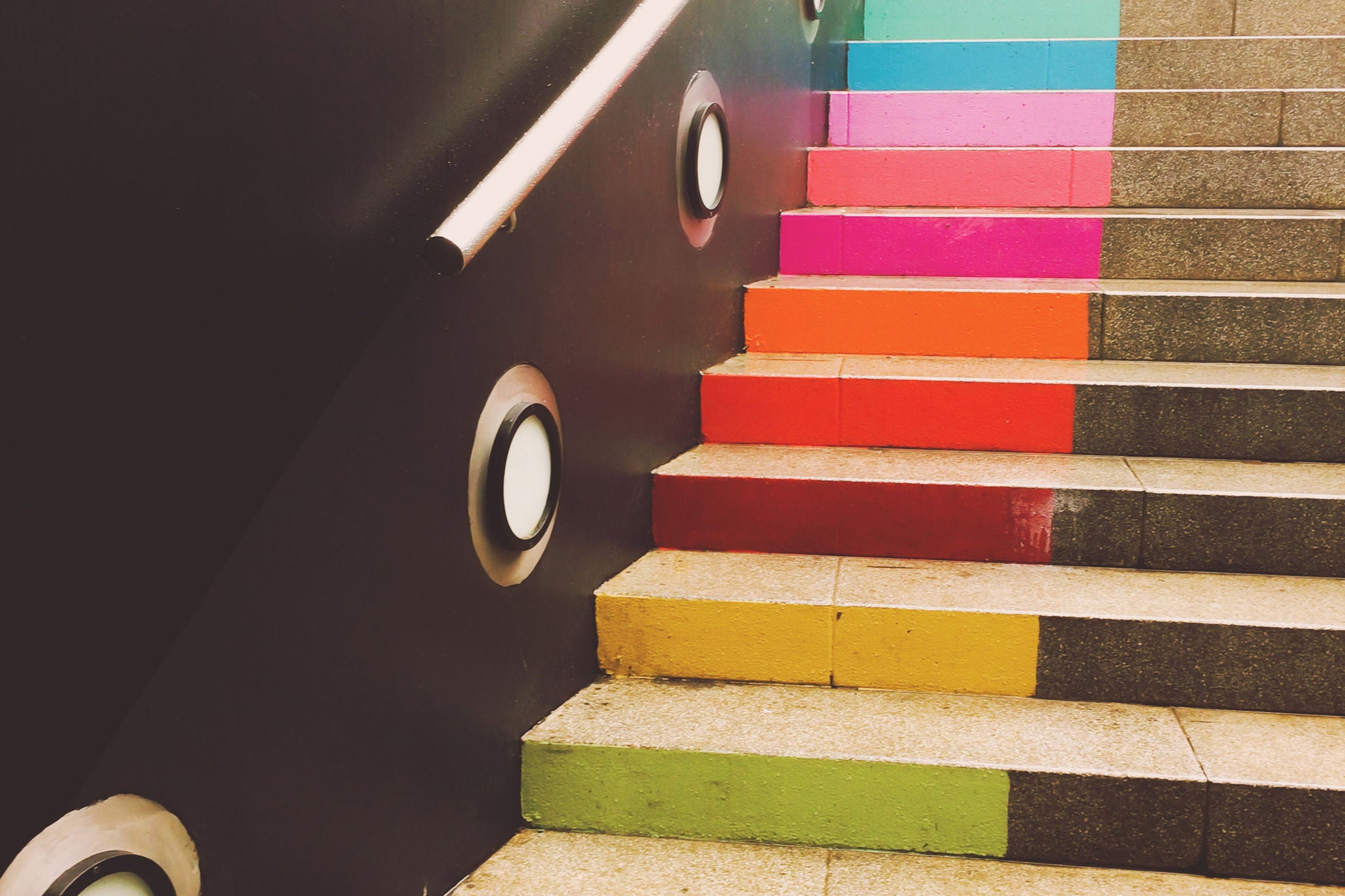 Rainbow steps