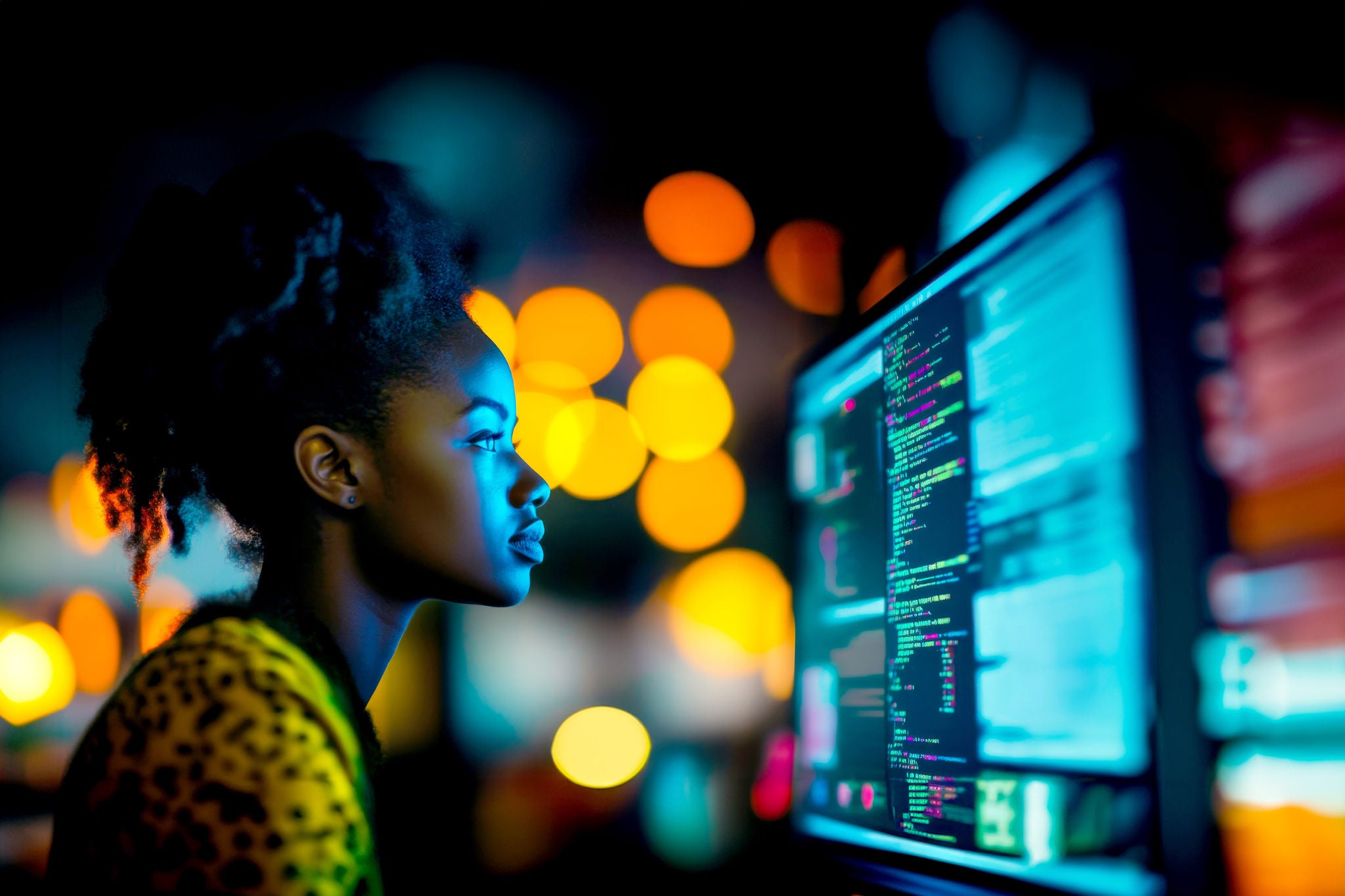 black woman programmer