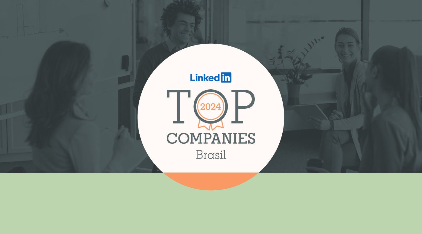 LinkedIn top companies Brasil banner