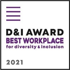 D&I AWARD BEST WORKPLACE for diversity & inclusion