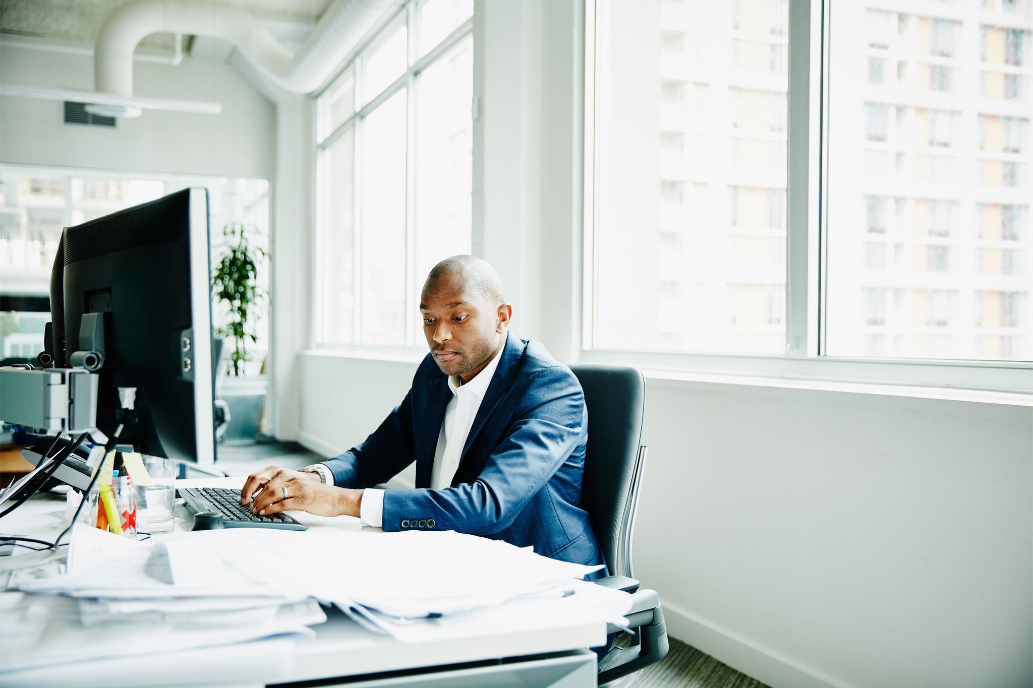 Man working in office