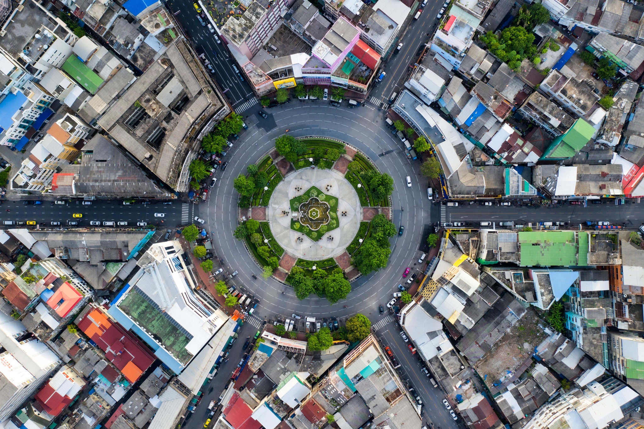 road roundabout