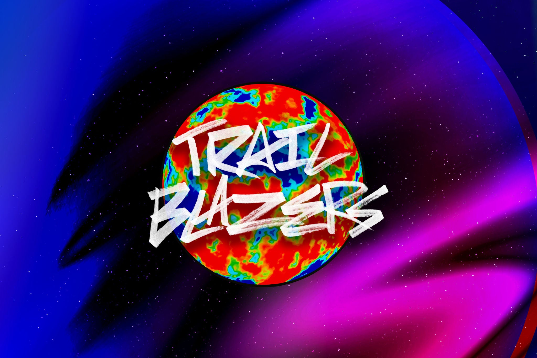 Over saturated earth in space trailblazers