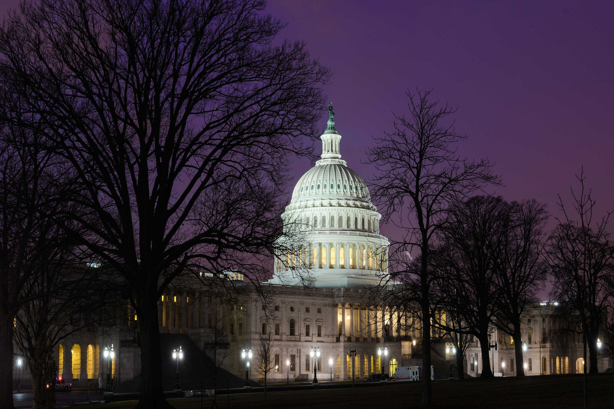 U.S. Capitol Building at night - Washington D.C. United States of America