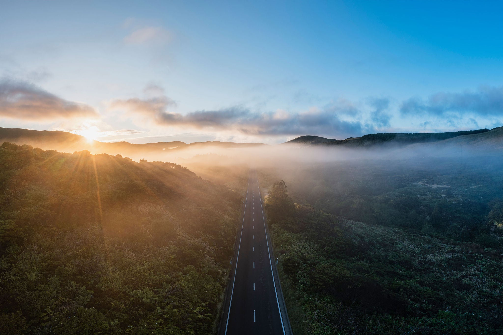 View of sunrise