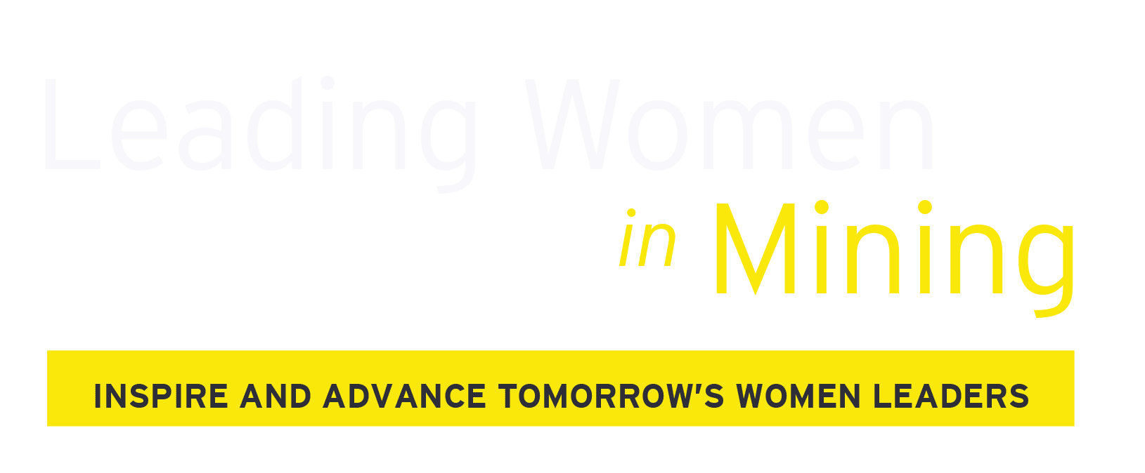 Women in mining wordmark reverse updated