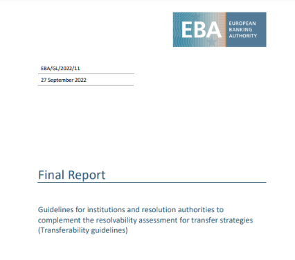 EBA Final Report