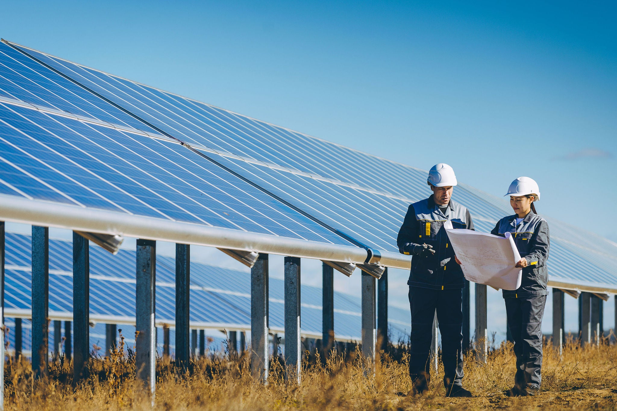 Solceller på mark