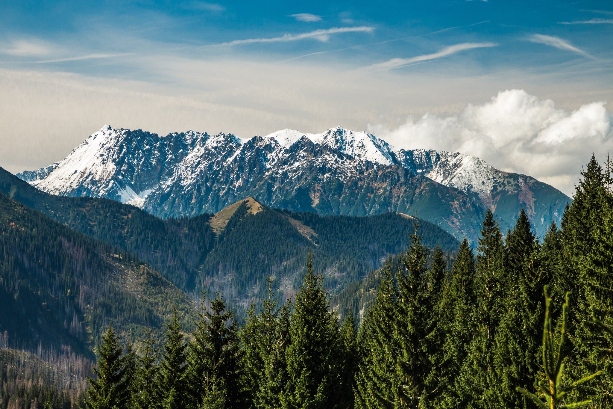 Mountain range Canada