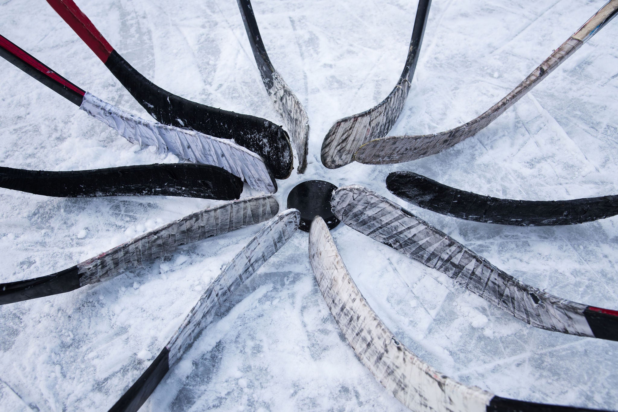 11 hockeyklubbor på isen