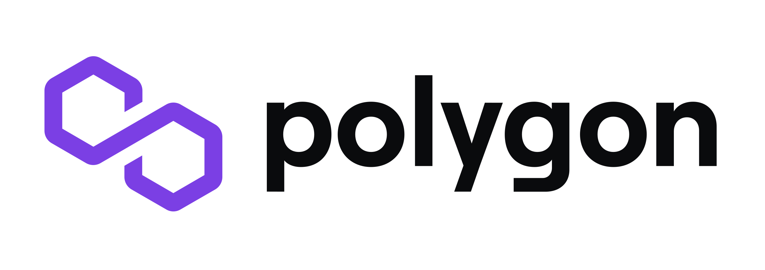 Polygon blockchain logo