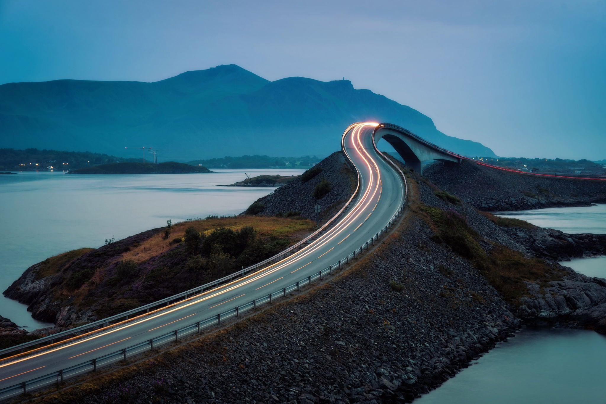 Atlantic Ocean Road Norway taken in 2017