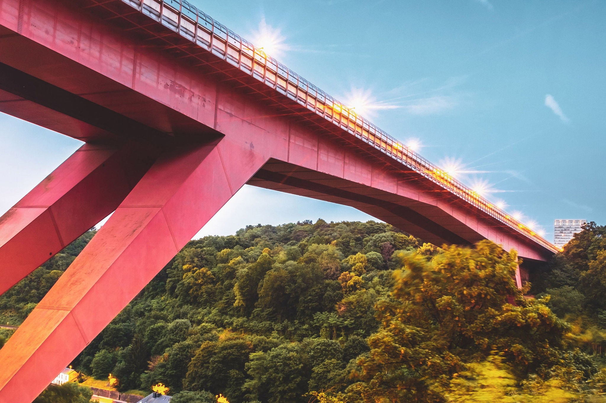 luxembourg infrastructure red bridge