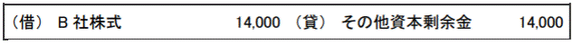 c. 株式交換の仕訳