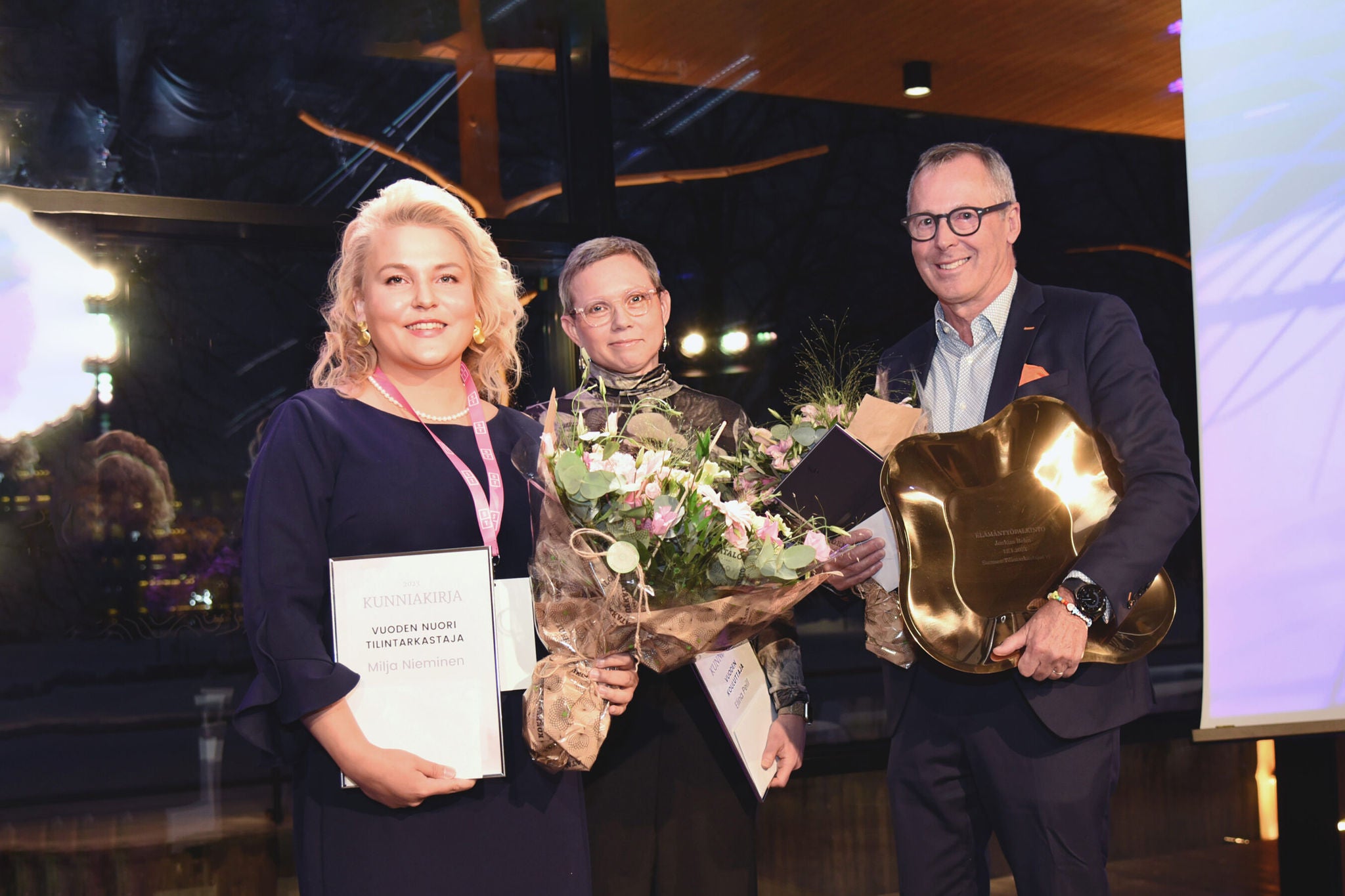 Picture of Milja Nieminen, Elina Peill and Joakim Rehn