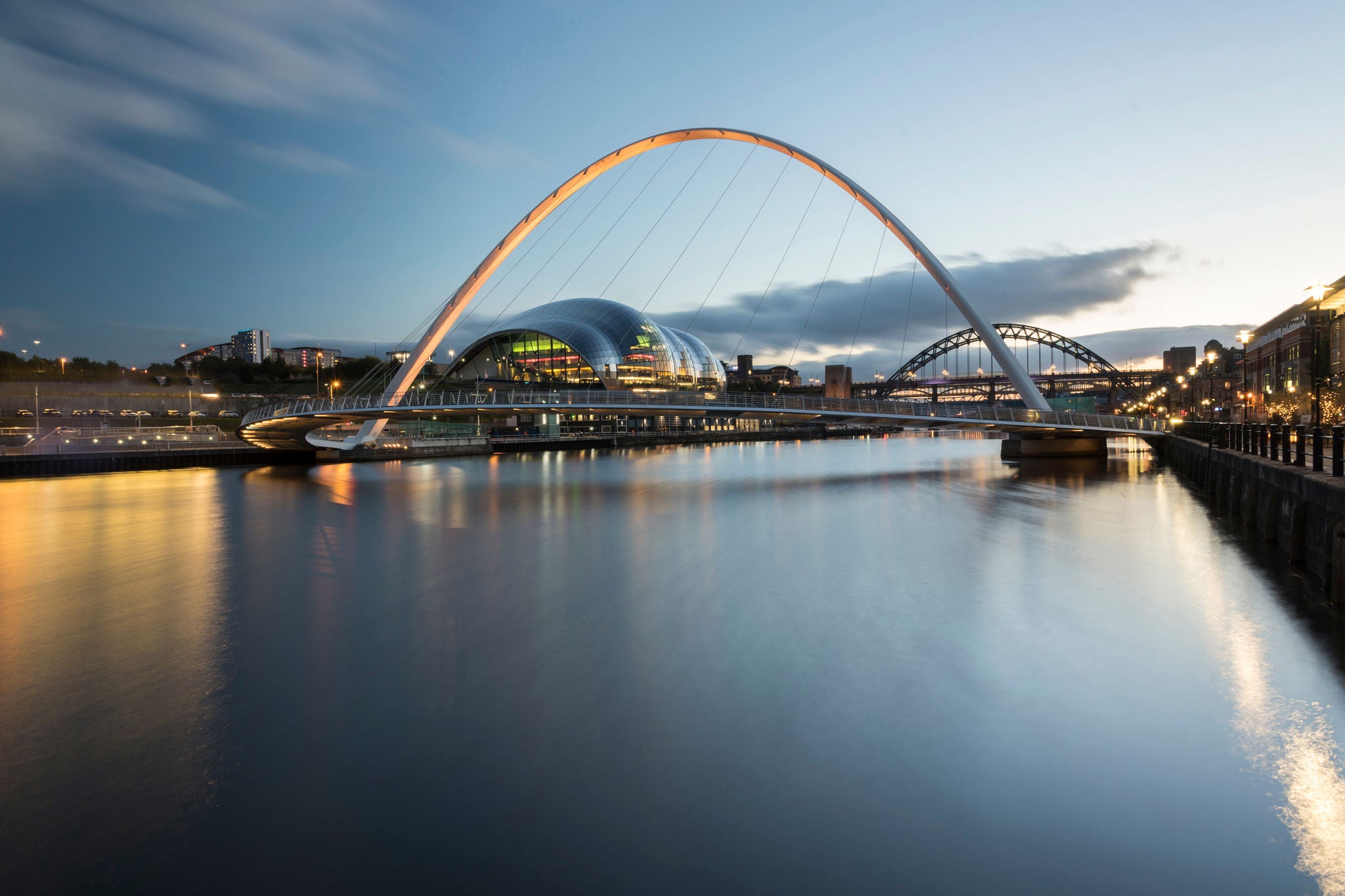 Evening picture of a Bridge