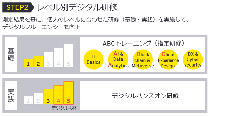 STEP2　レベル別デジタル研修