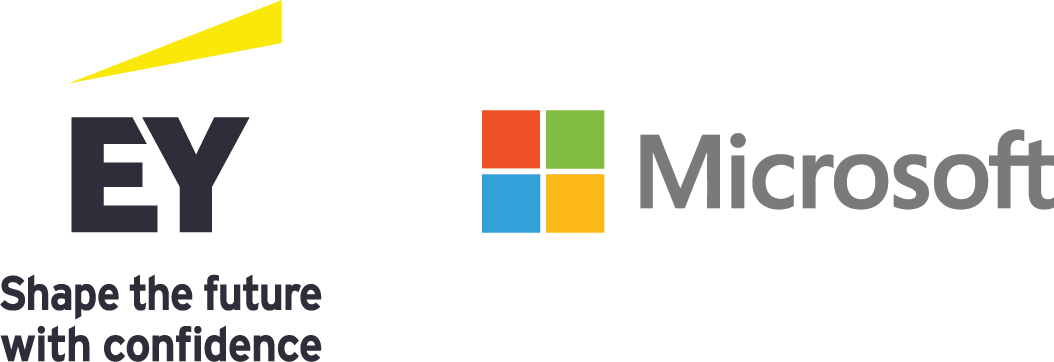 EY Microsoft logo lockup