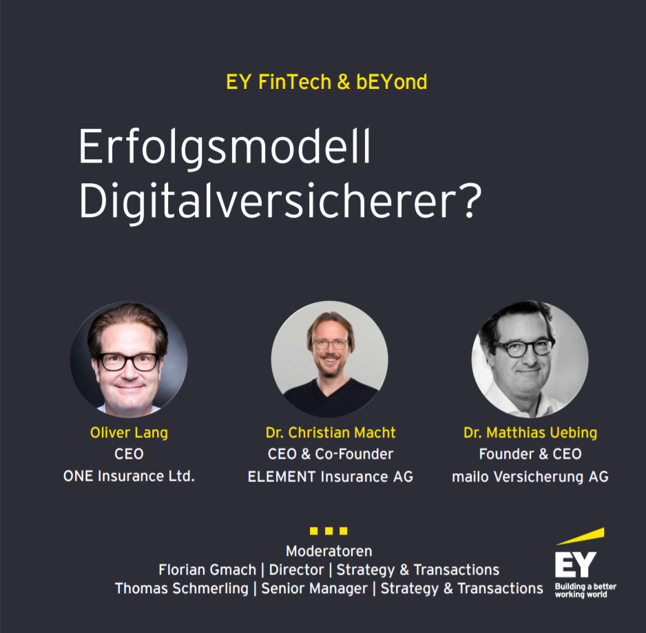 EY fintech and beyond erfolgsmodell digitalversicherer inline image