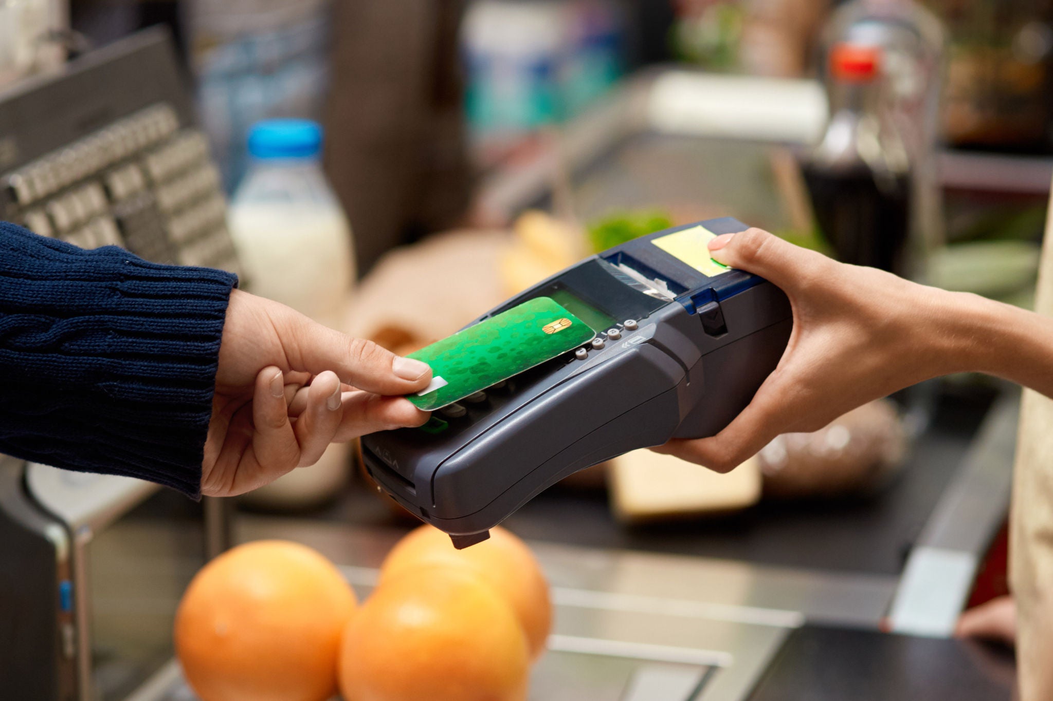 Daily Shopping using card payment