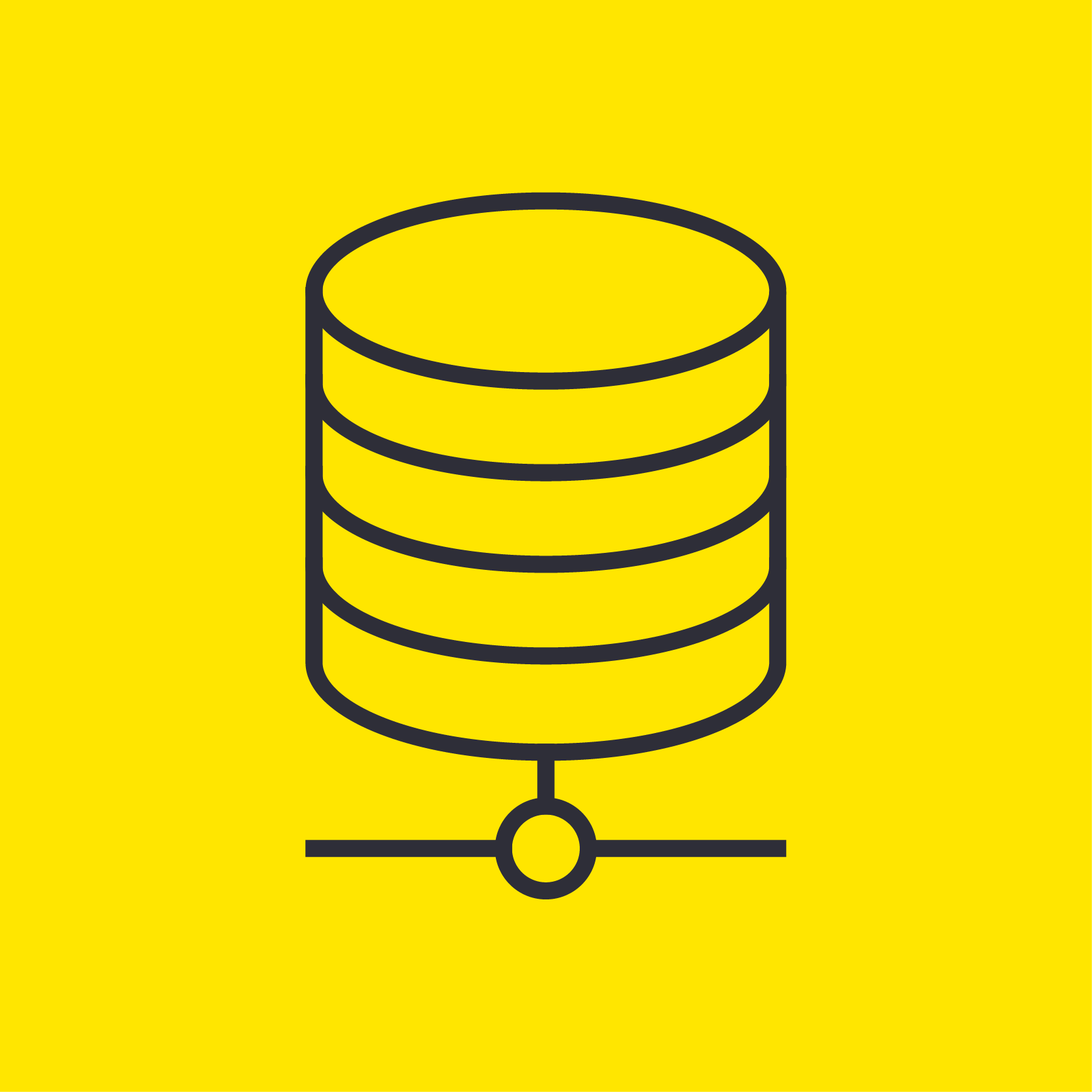 Yellow graph icon