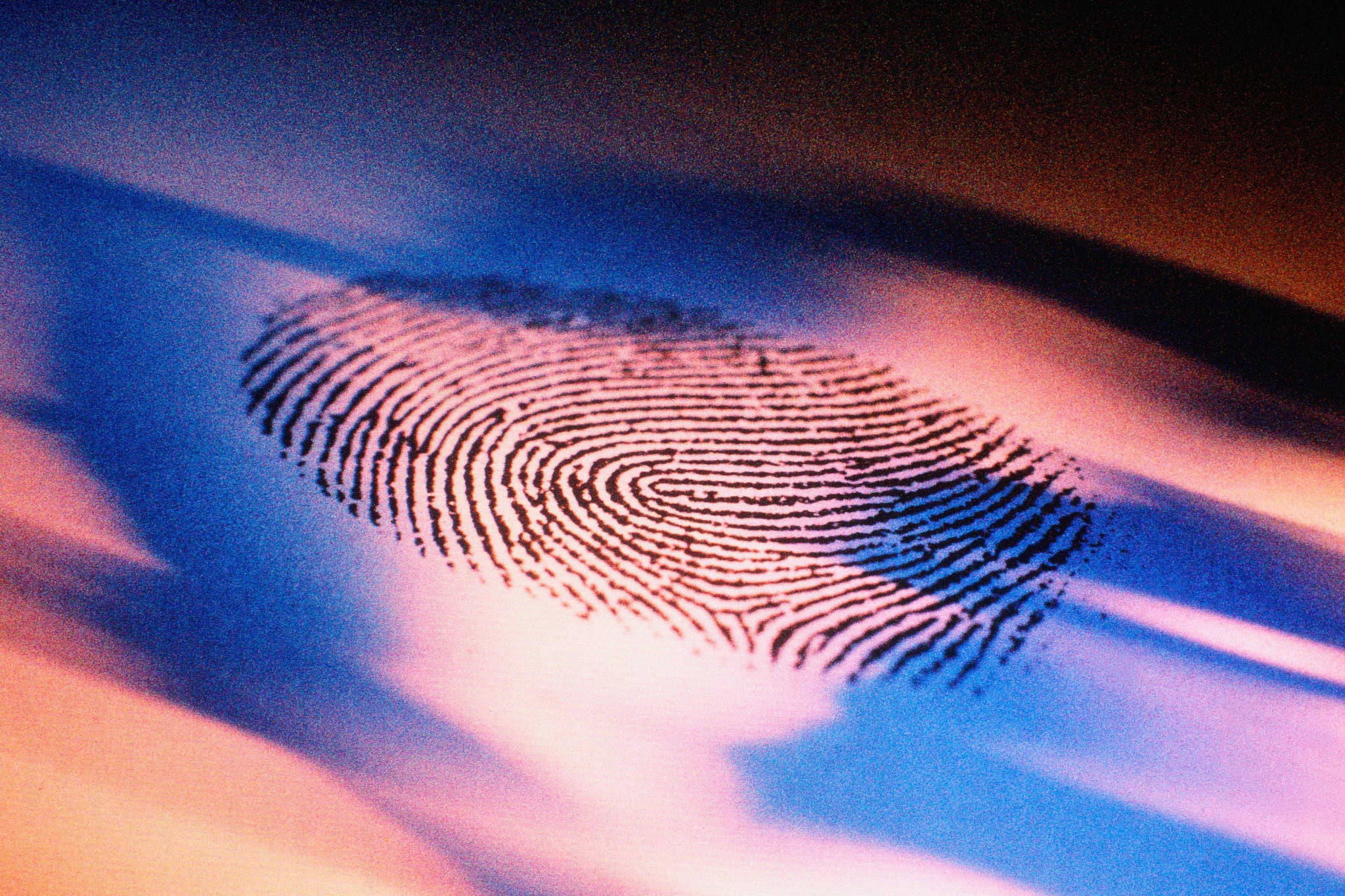 Fingerprint, close-up