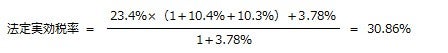 2. 平成29年4月1日以後、かつ平成30年3月31日以前に解消が見込まれる一時差異等に乗じる法定実効税率