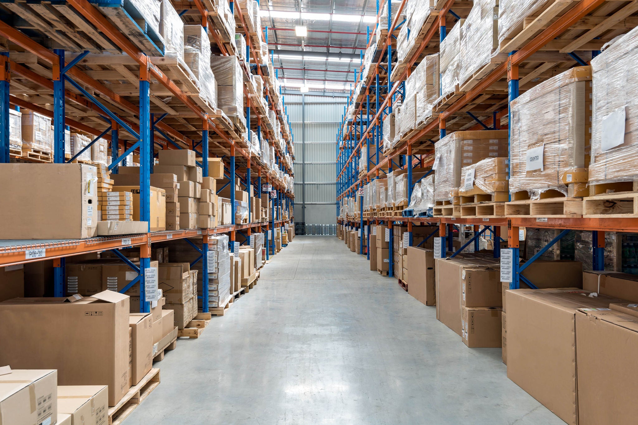 Melbourne, Australia - April 2016:Interior of warehouse. A warehouse is a commercial building for storage of goods.; Shutterstock ID 626277854