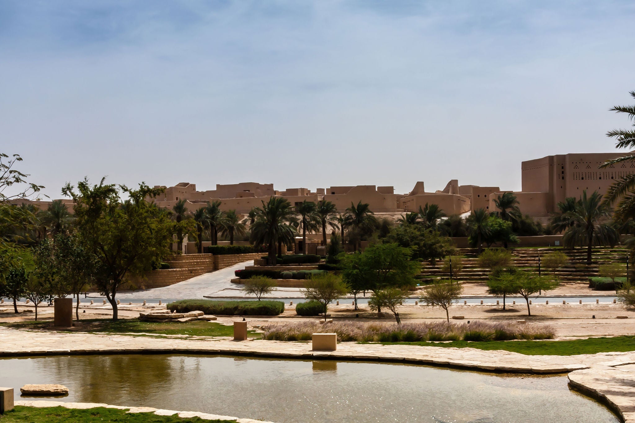 Wadi Hanifa oasis walley