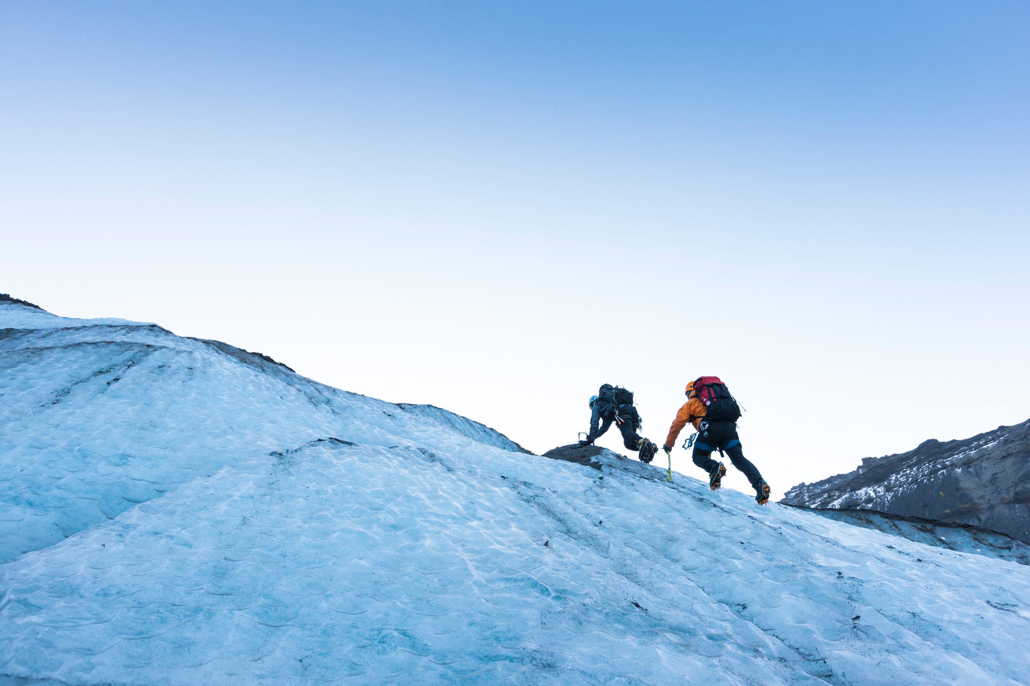 ice climbing