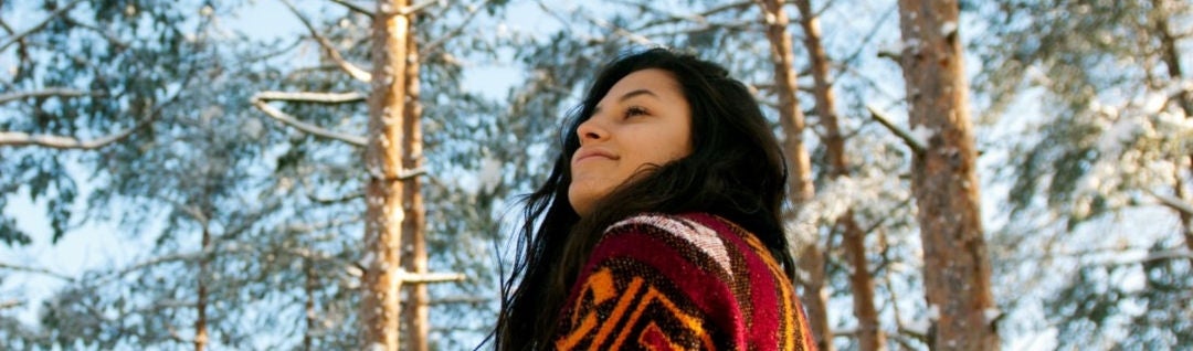 Women enjoying the nature 