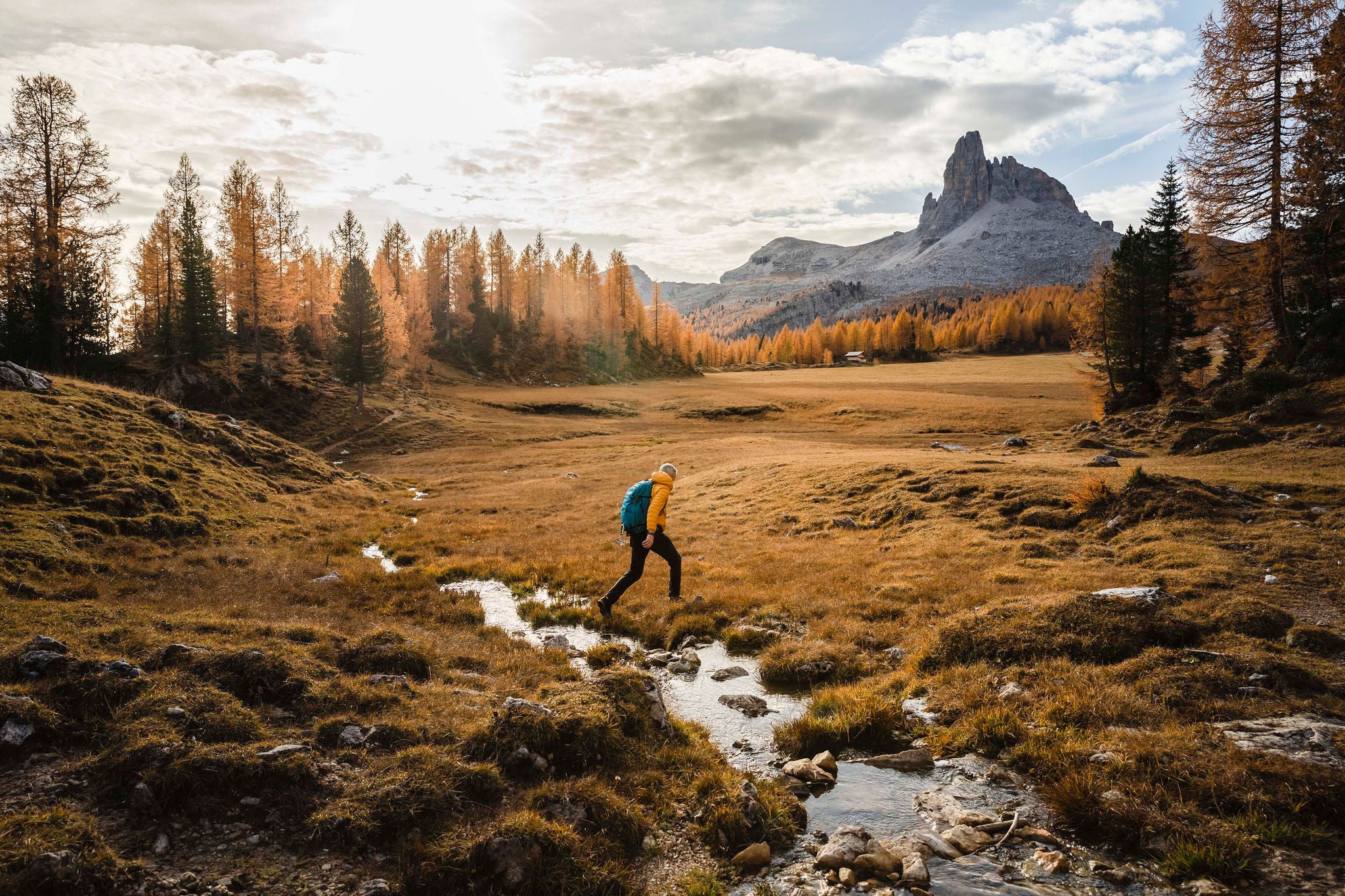 Mountain hiking