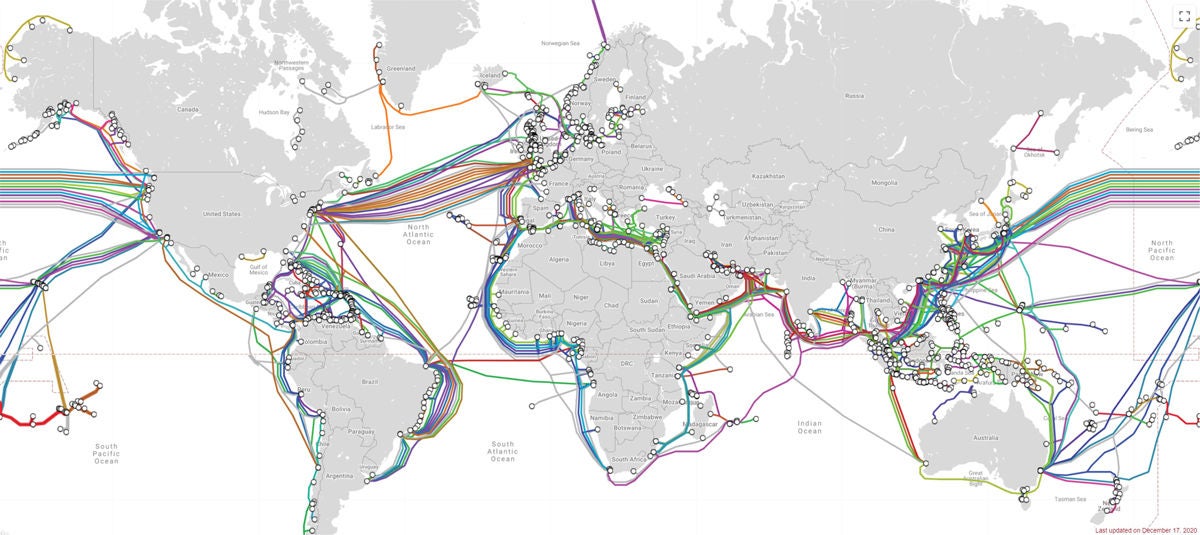 Submarine cable network