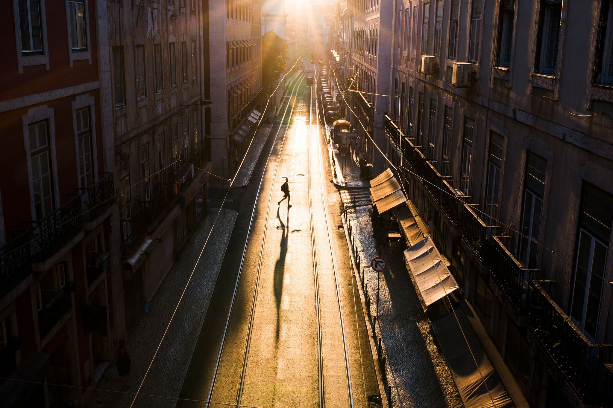 Rays on road