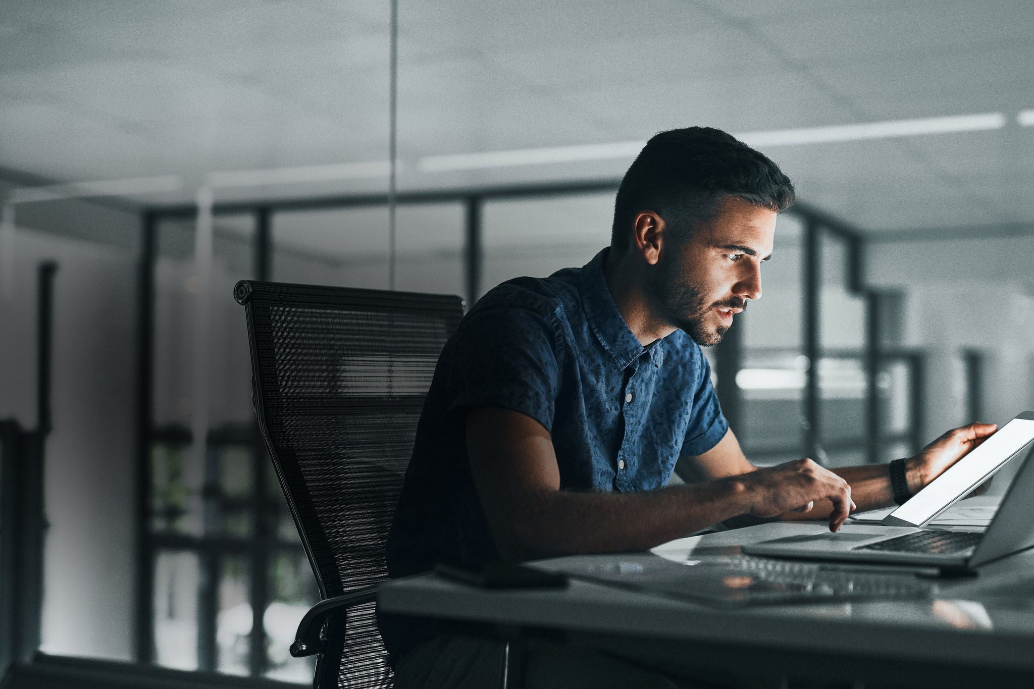 Employee working