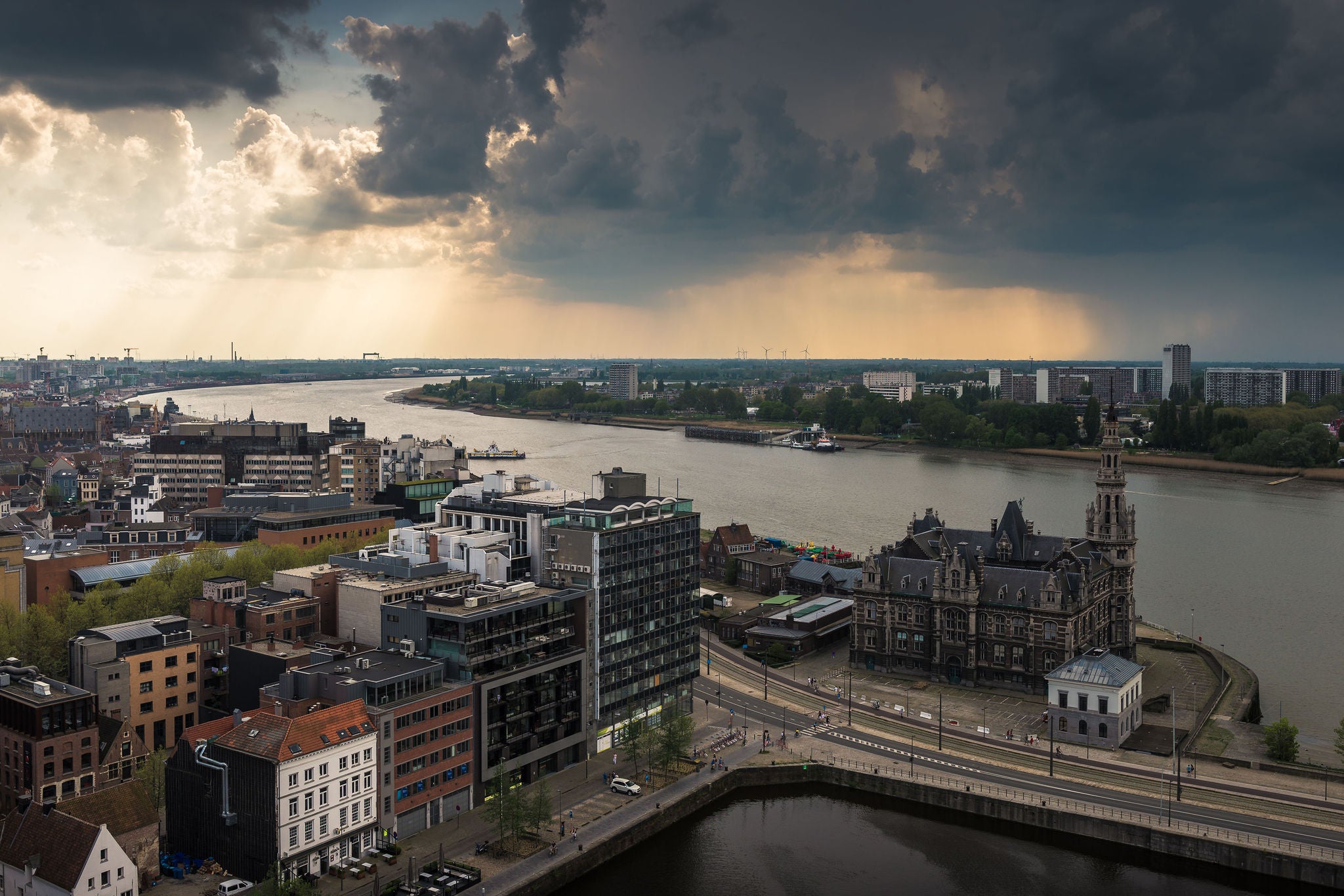 Udsigt over Antwerpen