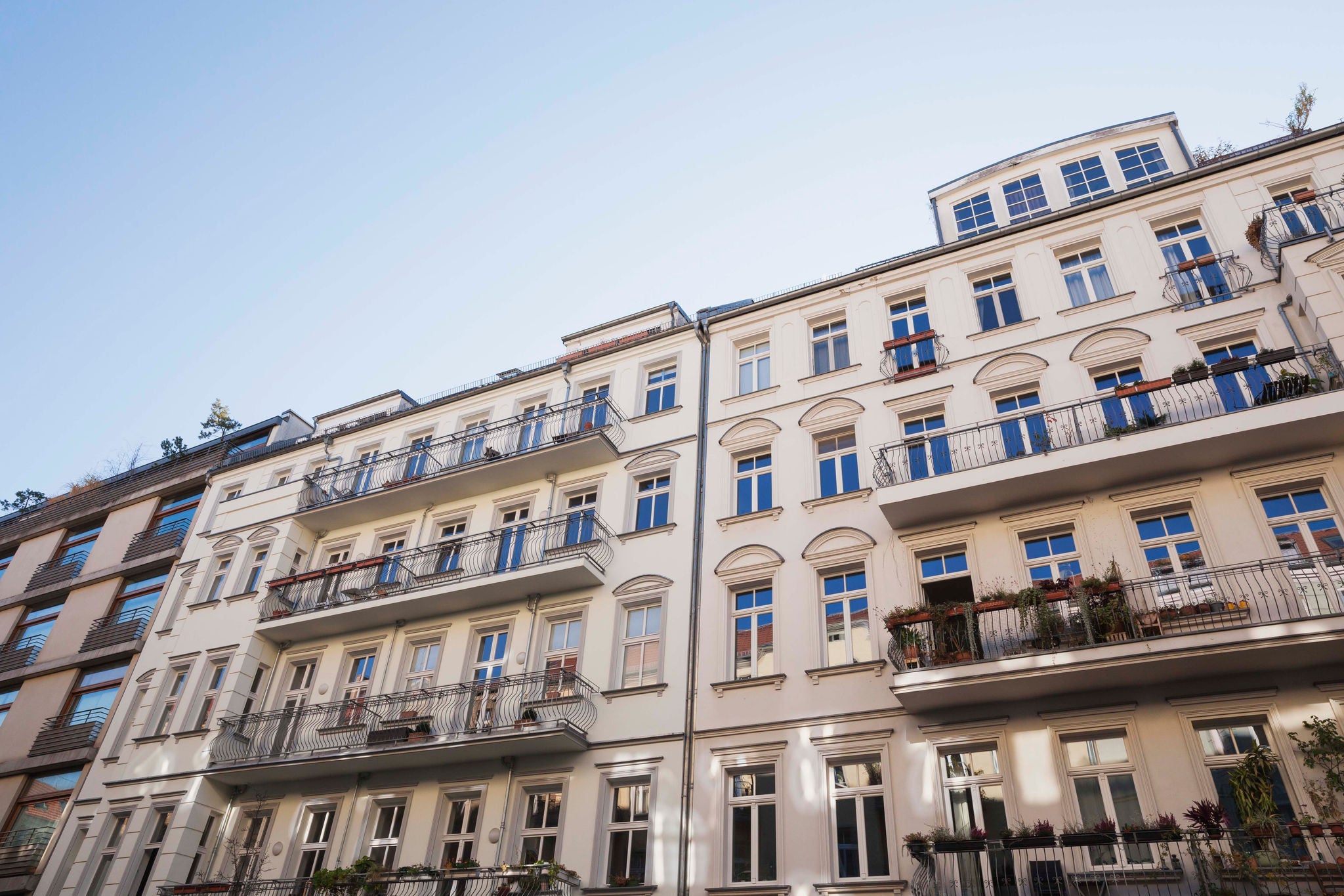 Refurbished multi-family-houses in Germany.