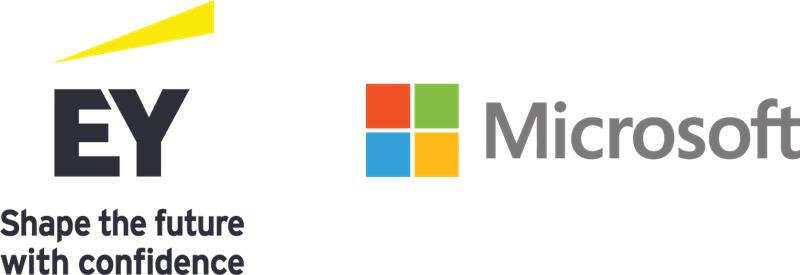 EY and Microsoft logo